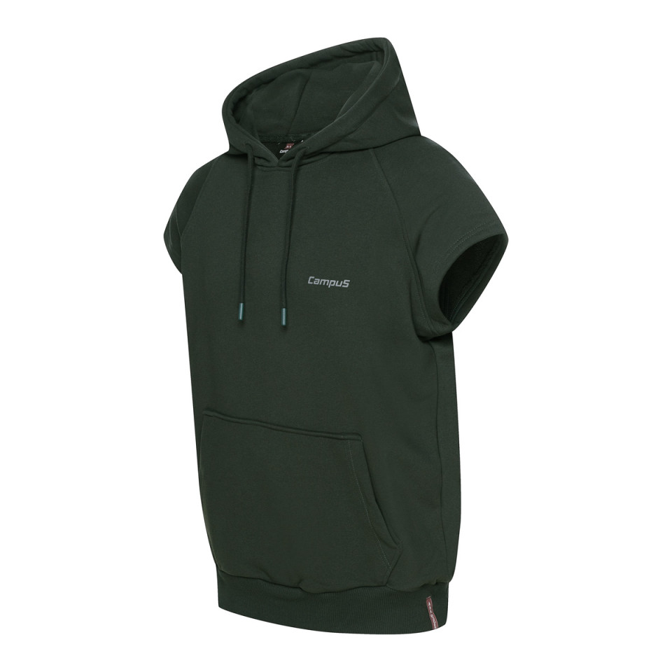 Bluza sportowa męska bezrękawnik z kapturem kangurka  - TAVROS CAMPUS