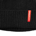 Czapka zimowa męska z wywinięciem z dzianiny - TERLAGO CAMPUS