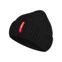 Czapka zimowa męska z wywinięciem z dzianiny - TERLAGO CAMPUS