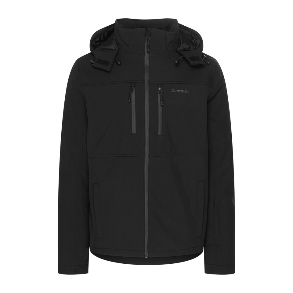 Kurtka softshellowa ocieplana z kapturem męska URRUS - CAMPUS