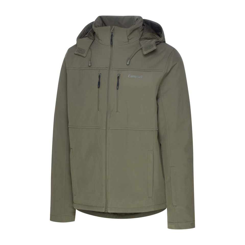 Kurtka softshellowa ocieplana z kapturem męska URRUS - CAMPUS