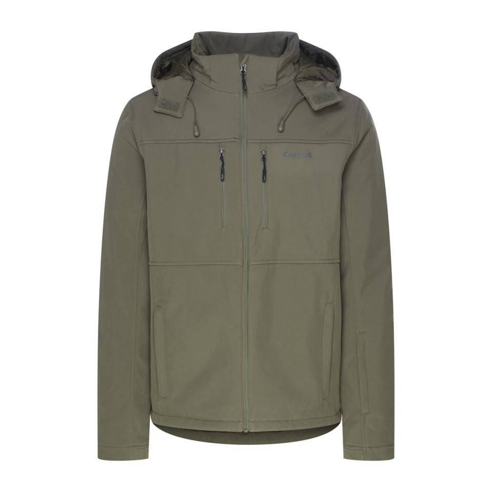 Kurtka softshellowa ocieplana z kapturem męska URRUS - CAMPUS
