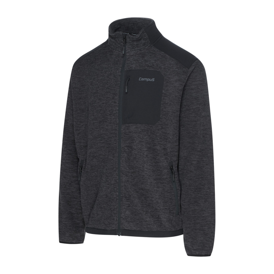 Bluza polarowa męska z zamkiem - TREVAL CAMPUS