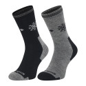 Skarpety techniczne unisex z wełną merino 2-pak - GLENTOR CAMPUS